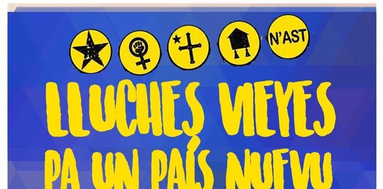 Manifestación “Lluches vieyes pa un país nuevu” n
