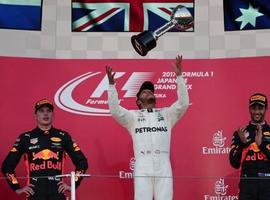 Hamilton gana en Japón y puede ser campeón en Austin 