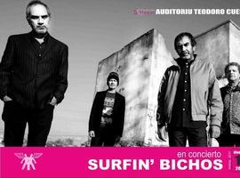 'Surfin' Bichos' cierran con su concierto la programación cultural del año en Mieres 