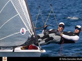 Los Hermanos Alonso, séptimos en la clase 49er del Trofeo Princesa Sofía 
